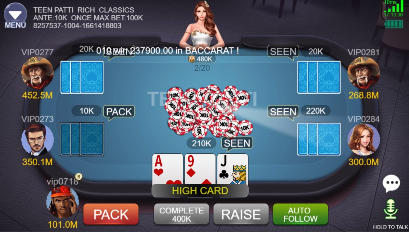 Features Of Teen Patti Club
