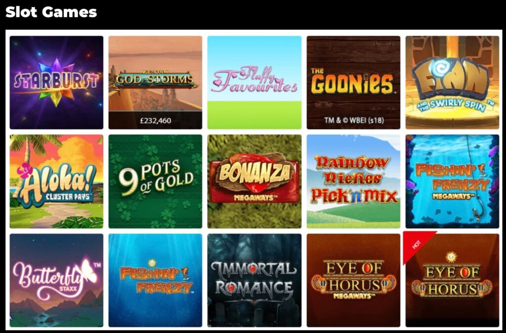 Games and Software at BGO Casino