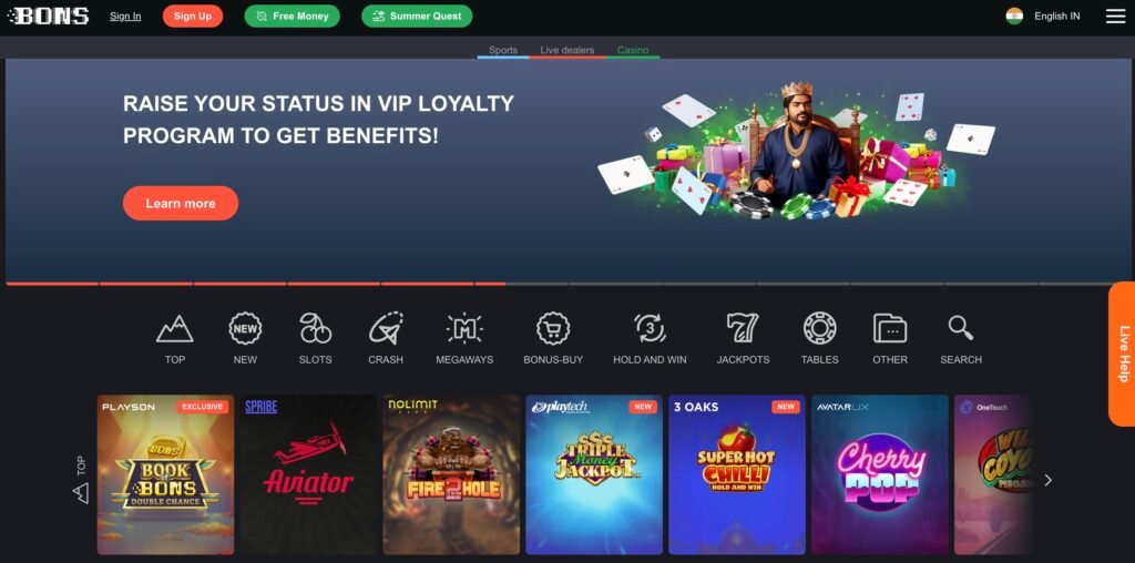 Bons Casino Overview