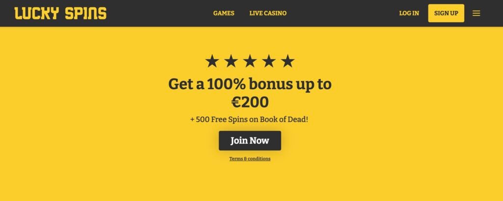 Lucky Spins Casino Games and Software Providers