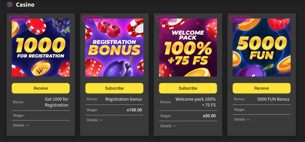 Bonuses and Promotions at Rajbet Casino