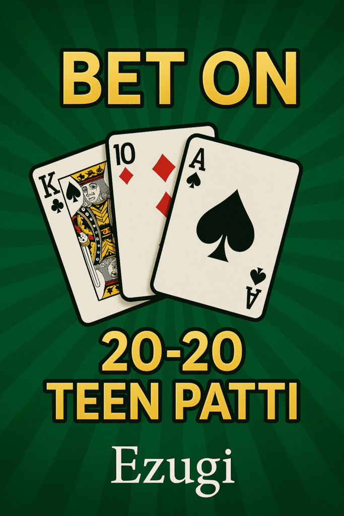 Bet on / 20-20 Teen Patti (Ezugi)